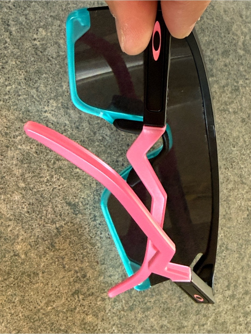 Oakley Bxtr Prizm Sunglasses - Teal & Pink - Picture 6 of 9